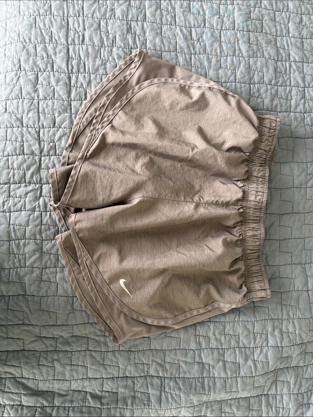 Women’s Nike Grey Tempo Dri-FIT Athletic Shorts 3in